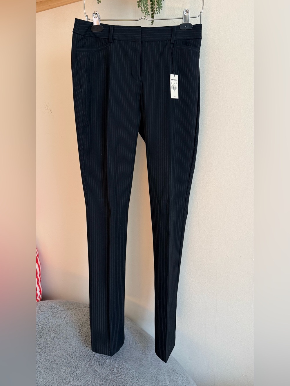 Express Black Pinstripe Women's Dress Pants